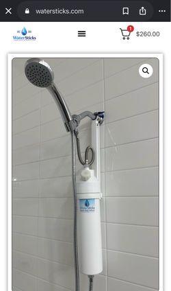 Watersticks shower water softener