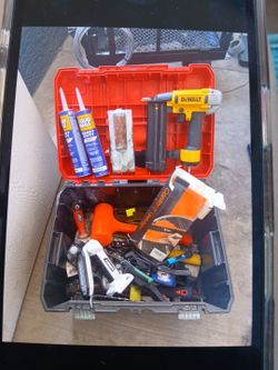 Craftsman tool box with various item/tools