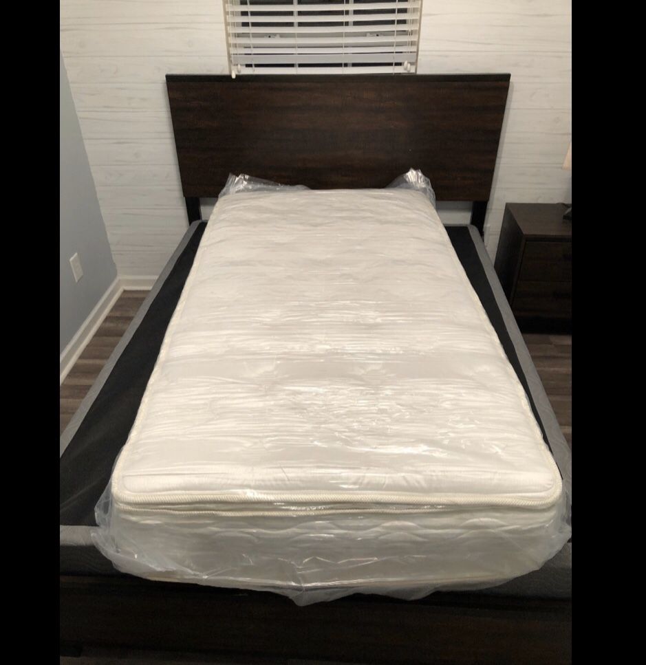 New 12 inch twin mattress never use
