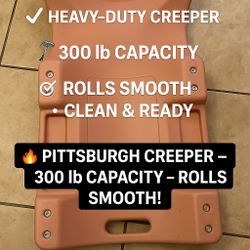 Pittsburgh Creeper Garage Roller – Heavy Duty 300 lb Capacity – Great Shape!