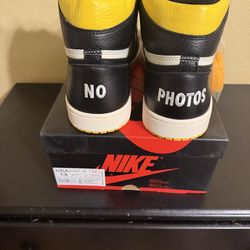 Jordan 1 not for resale AKA no photos