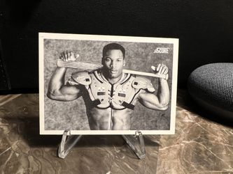 Bo Jackson 1990 Score #697 Black & White