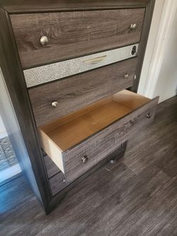 Gray 6 Drawer