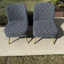 Pair Matching Accent Chairs