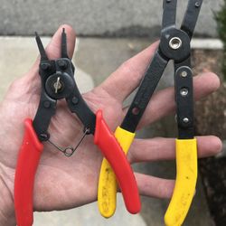 2 -  "C" Clip Snap Ring Pliers