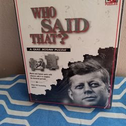 A Quiz Jigsaw PUZZLE.