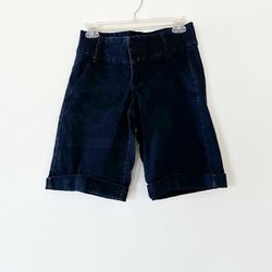 Classic Navy Blue Jean Shorts