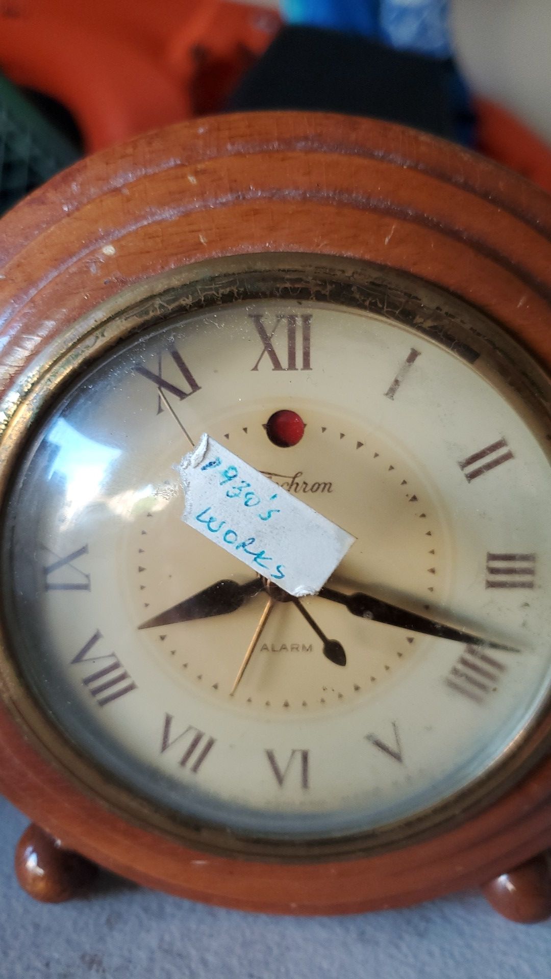 Antique Telechron Alarm clock 1930s