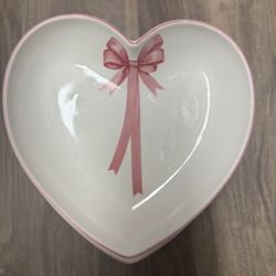 Pink Bow Dinner Plates & Bowls 