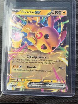 Pikachu ex 054/128 30th Celebration Pokemon Card