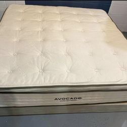 Avocado Green Pillow-Top King Mattress - Open box