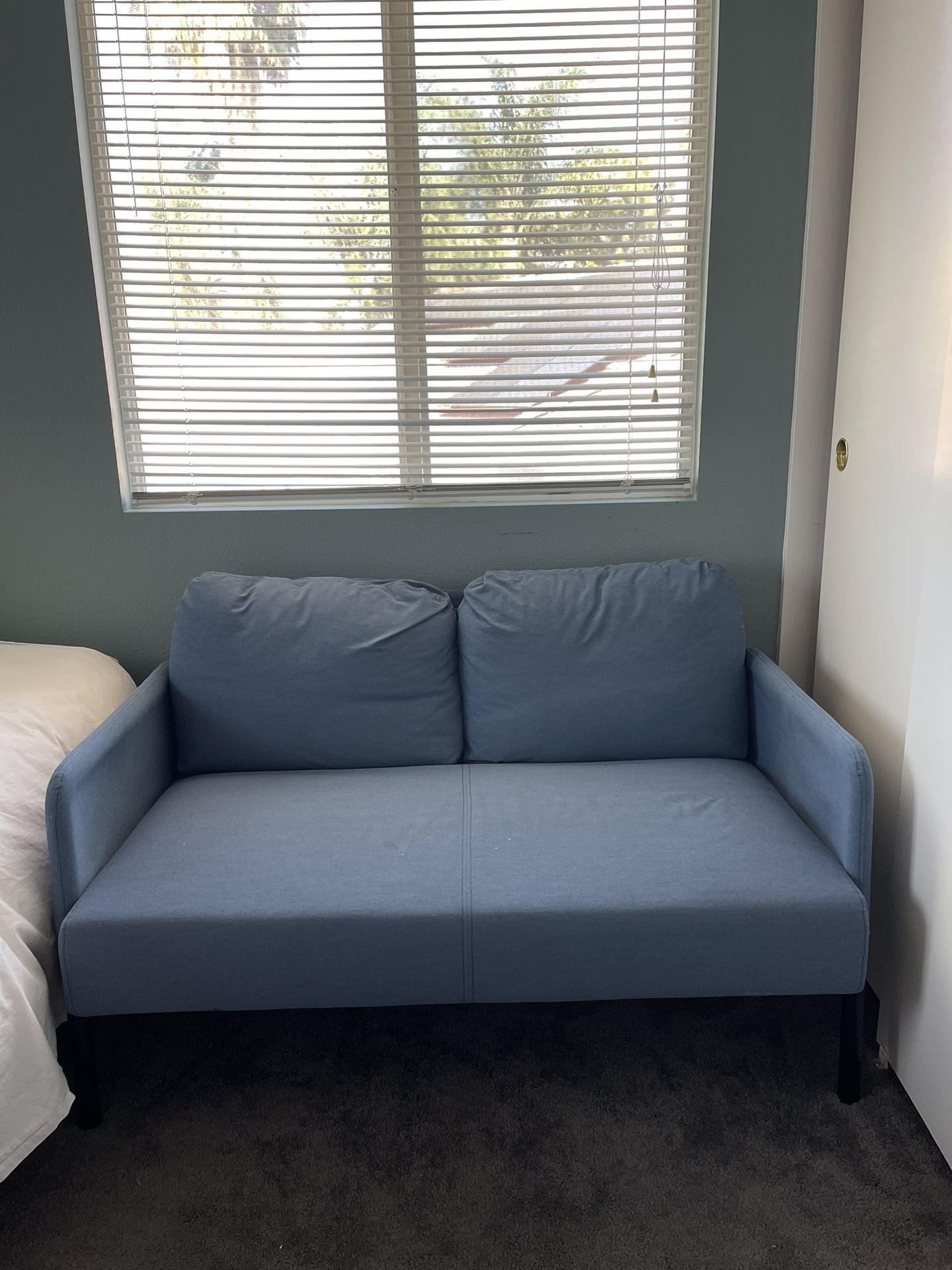 Blue Couch- Loveseat