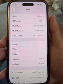 iPhone 16 pro