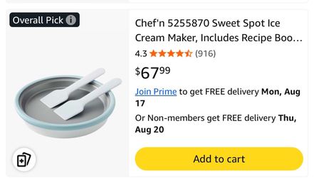 Chef'n Sweet Spot Ice Cream Maker
