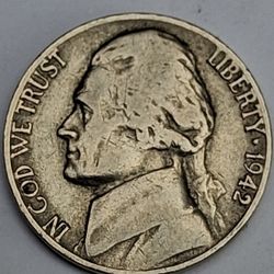 1942 nickel no mind mark