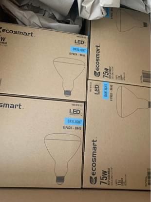 75-Watt Equivalent BR40 Dimmable LED Light Bulb Daylight (24-Pack