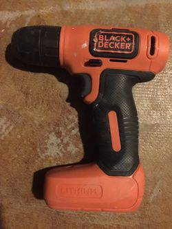 Black and Decker Drill.