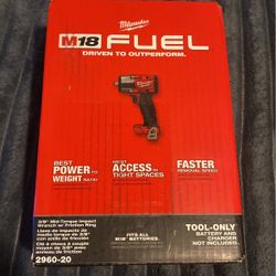 Milwaukee M18 Fuel 3/8 Mid-torque Impact Wrench Tool Olny  $160 Firm Cash Olny 
