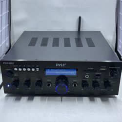 Pyle PDA6BU Bluetooth Stereo Amplifier Receiver FM Radio/USB/SD memory