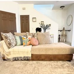 Sofás Beige Con Ocre