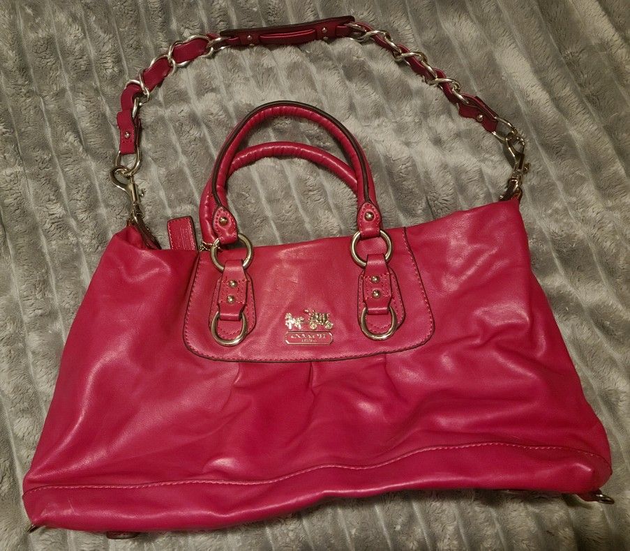 Hot Pink Coach Purse