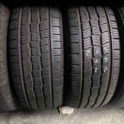 PAIR OF TIRE 265 65 17 COOPER 85% LIFE