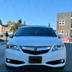 White Sedan Acura