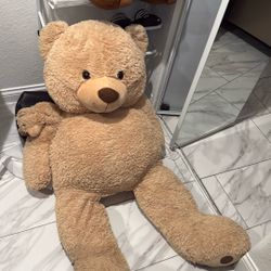 Huge Teddy Bear With Baby