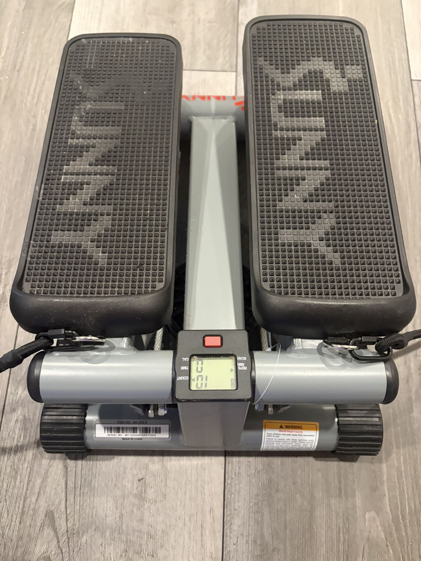 Sunny Health & Fitness Mini Stepper with resistance bands