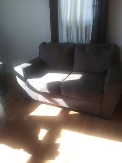 Loveseat and couch