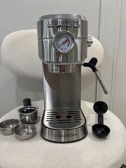 CASABREWS Espresso Machine w/ Milk Frother