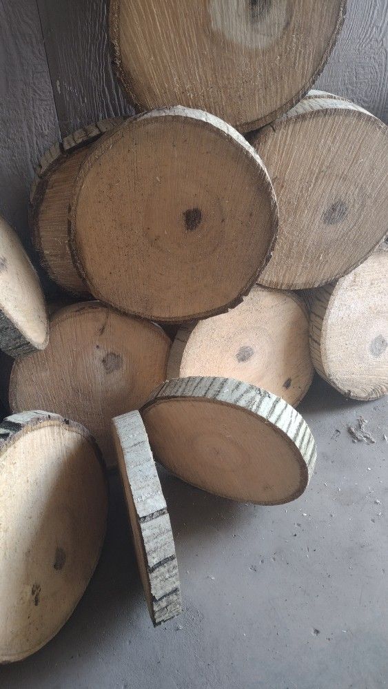 Rustic Round Wood Slices