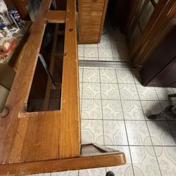 TWIN Wood Bed Frame With Drawers NO MATTRESS 