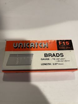 5/8” Brad Nails 18 Gauge