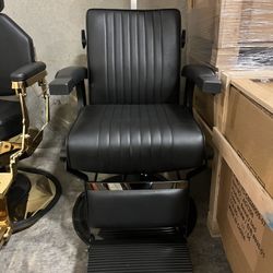 All New Black Barber Chair 