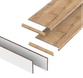 Performance Accessories Fresh Stair Tread Riser Return Kit