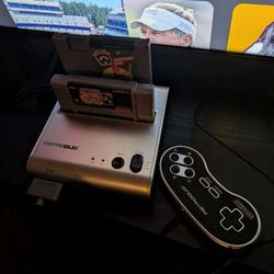 Super Nintendo w/ S Super Mario World And Little League Baseball Games