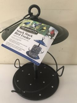 New Snack Stack Hanging Bird Feeder Home Base Pennington Mix Match Perch