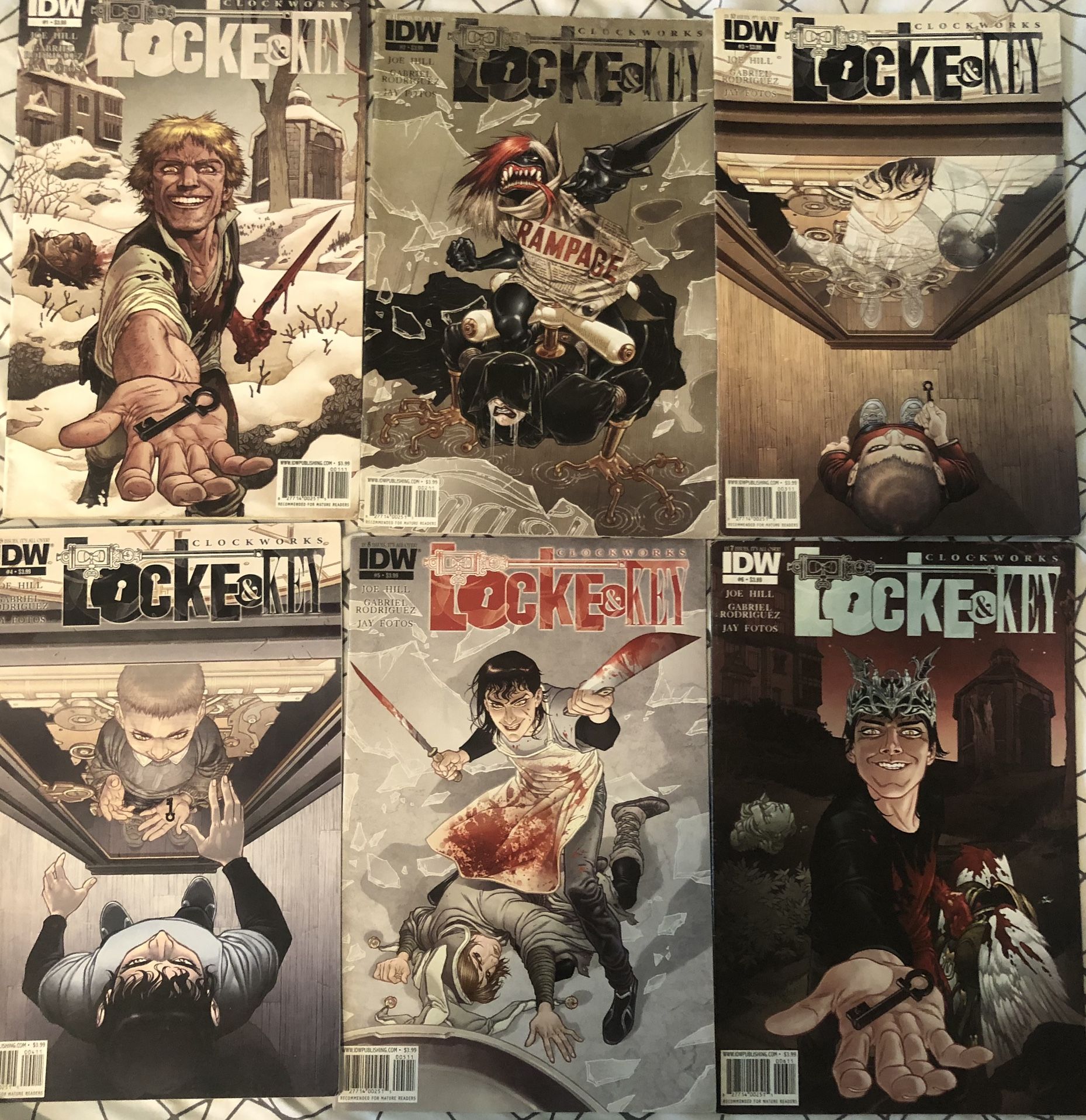 Locke & Key Clockworks 1-6 Complete Set
