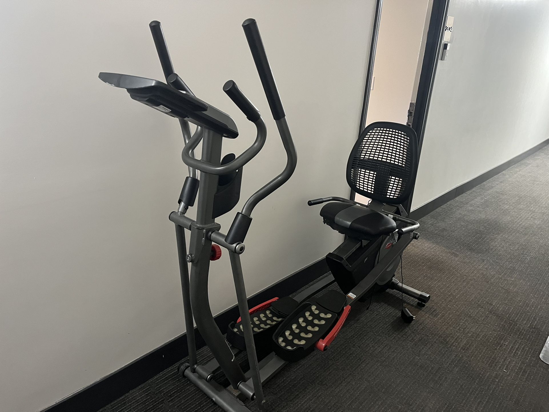Elliptical And Recumbent Bike
