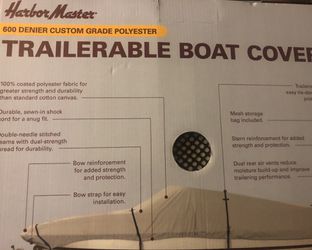 Harbor Master Model F Center Console Boat Cover for Sale in