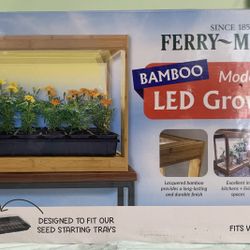 Bamboo Indoor LED Greenhouse 