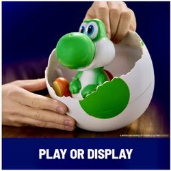 Hatchin' Yoshi Egg The Super Mario Galaxy Movie, Yoshi Figure NEW IN HAND AVAILABLE TODAY 