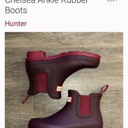 New Hunter Original Chelsea Ankle Rubber Boots 