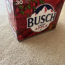 Empty Busch Light Apple Box 😉