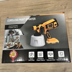 New In box, Cordless Dewalt Battery Paint Sprayer (tool Only) Battery Not Included