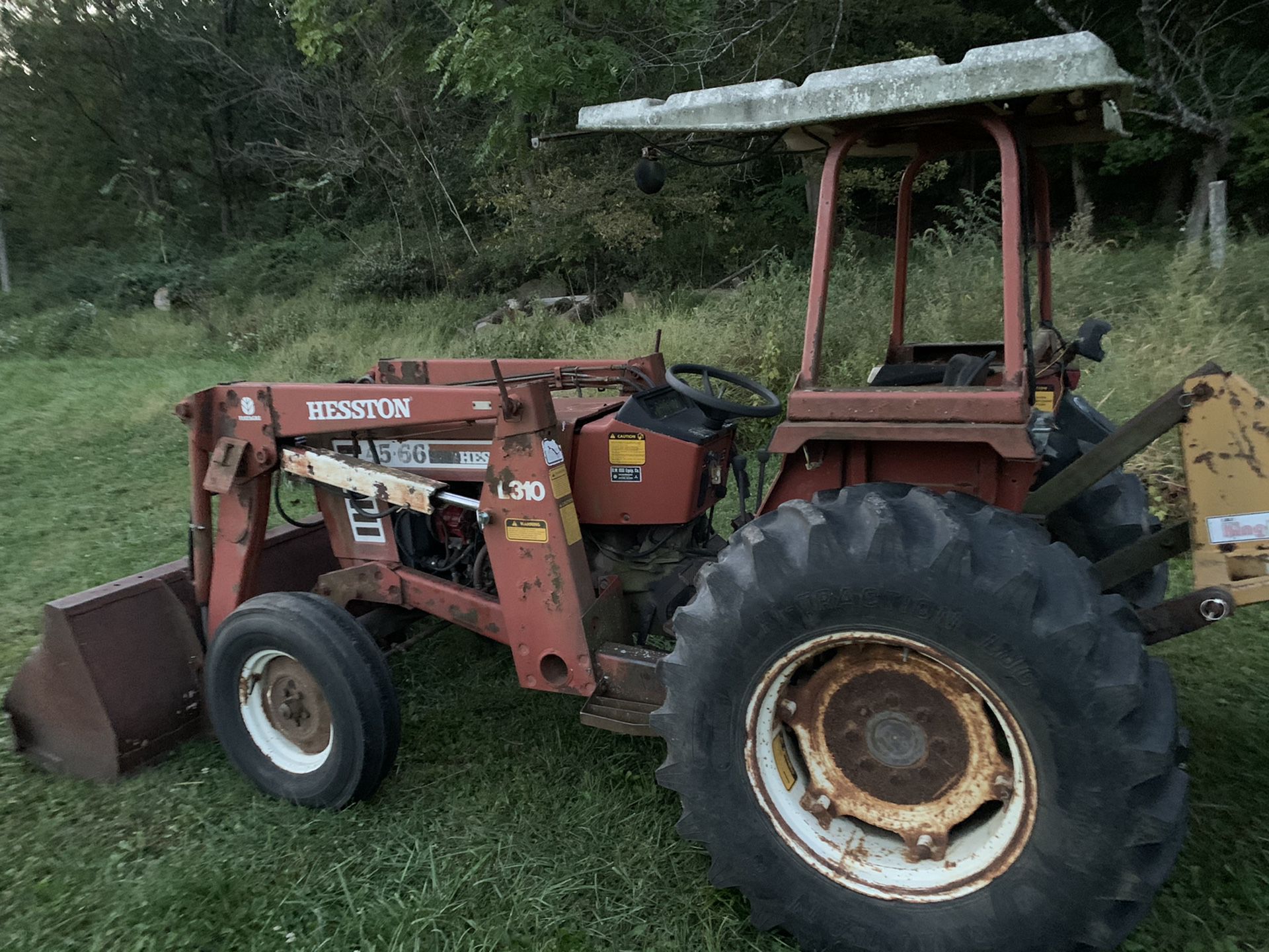 Hesston 45-66 loader tractor.