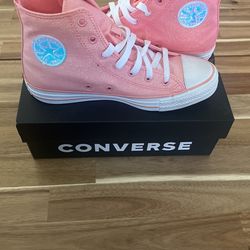 Pink Glitter Converse 