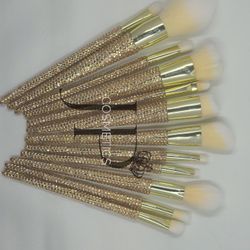 Gold Diamond Brushes