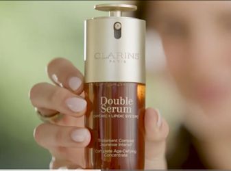 Clarins Double Serum Anti-Aging Anti-Wrinkle Serum Luxury Skincare made in France